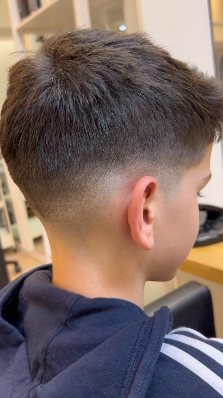 Stylish man's haircut